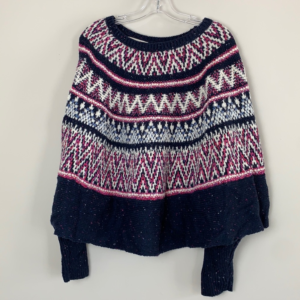 Sleeping on Snow Extra Small/Small Sweater Multicolor Cotton/Wool Blend Preowned